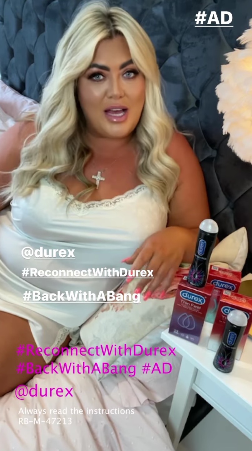 Gemma Collins boyfriend: He's a lucky man as star teams up with Durex
