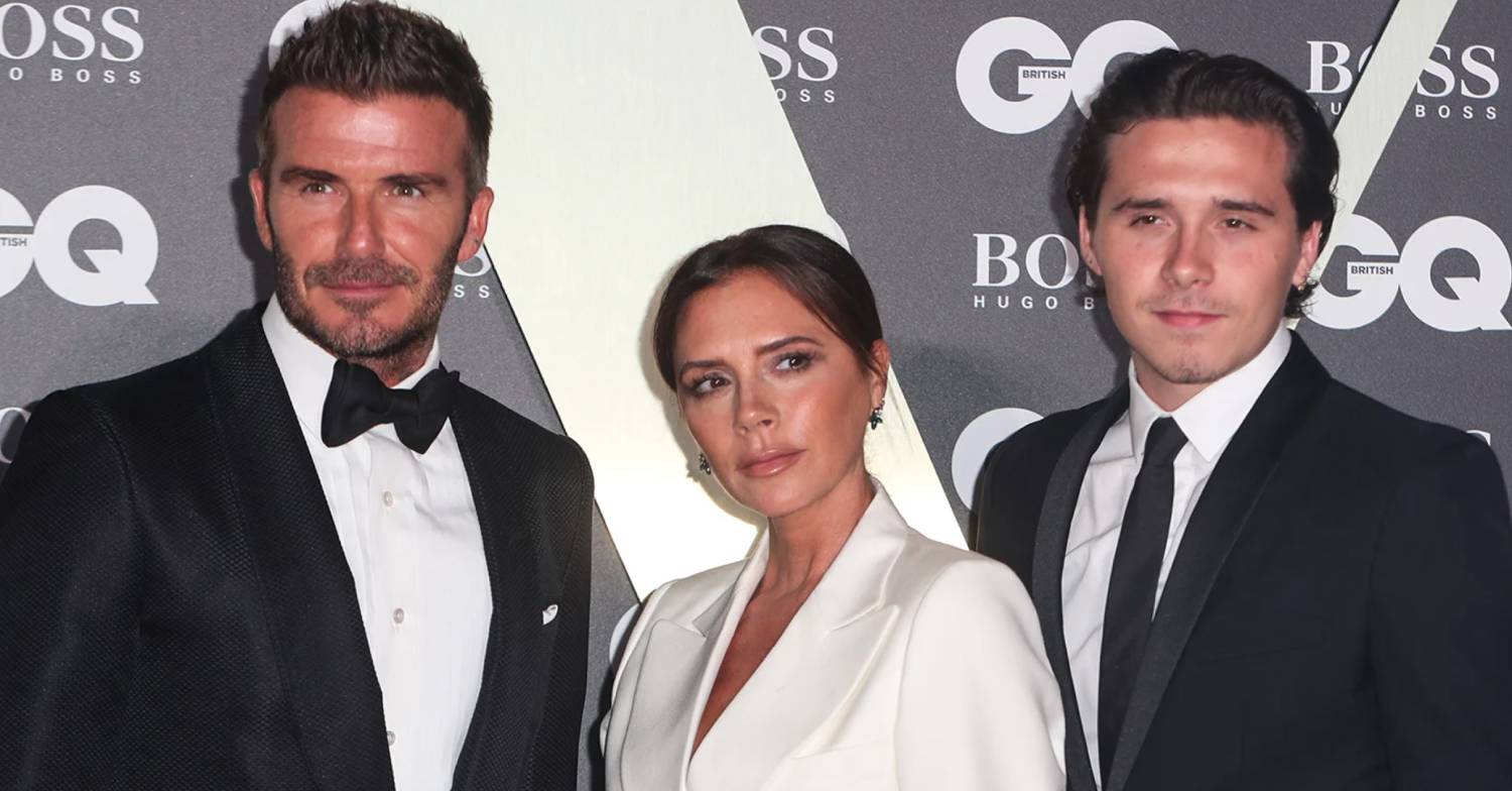 David Beckham gets suited for son Brooklyn's wedding