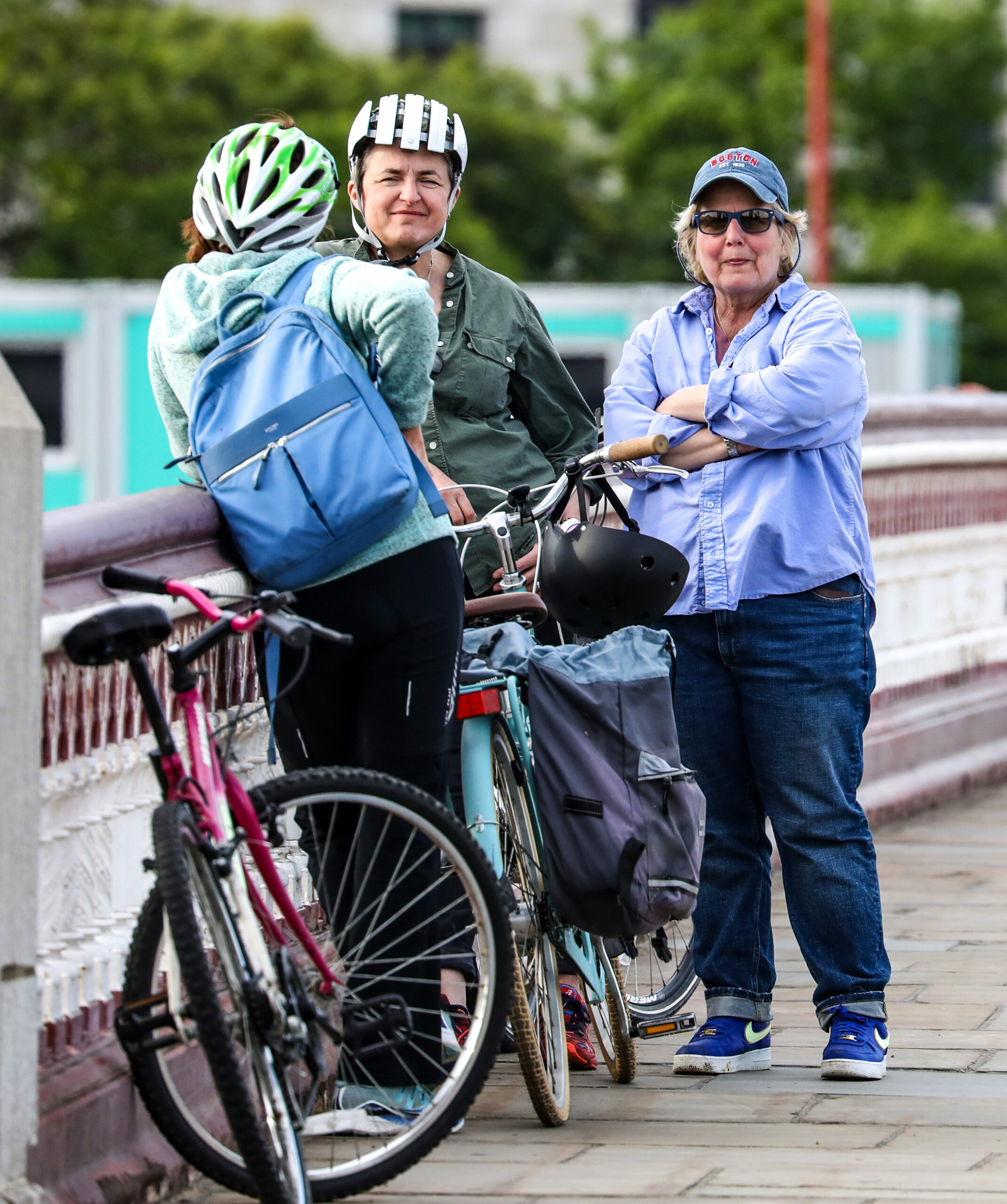 Sandi Toksvig and her wife on a day out