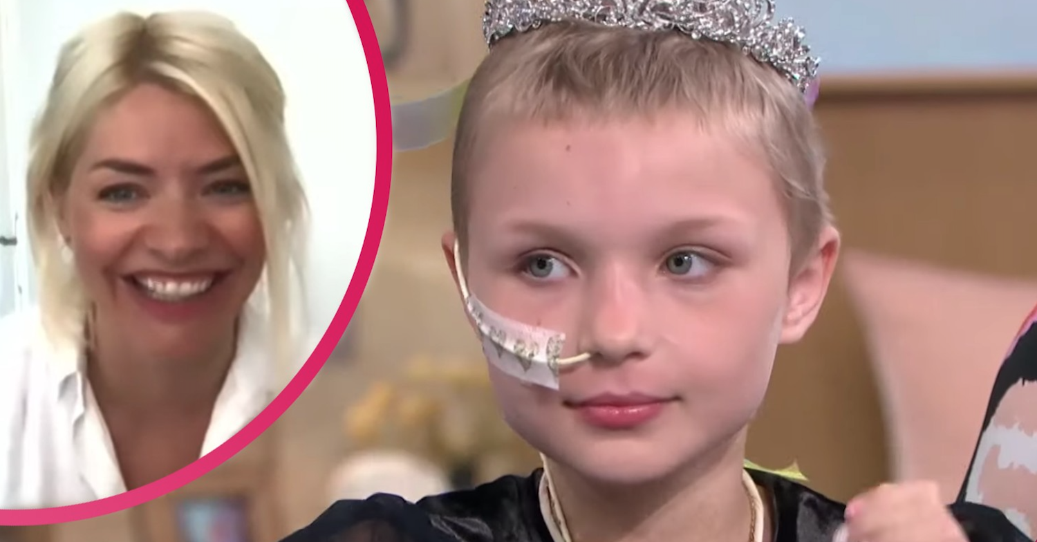 Sophie on This Morning was surprised by an appearance by Holly Willoughby