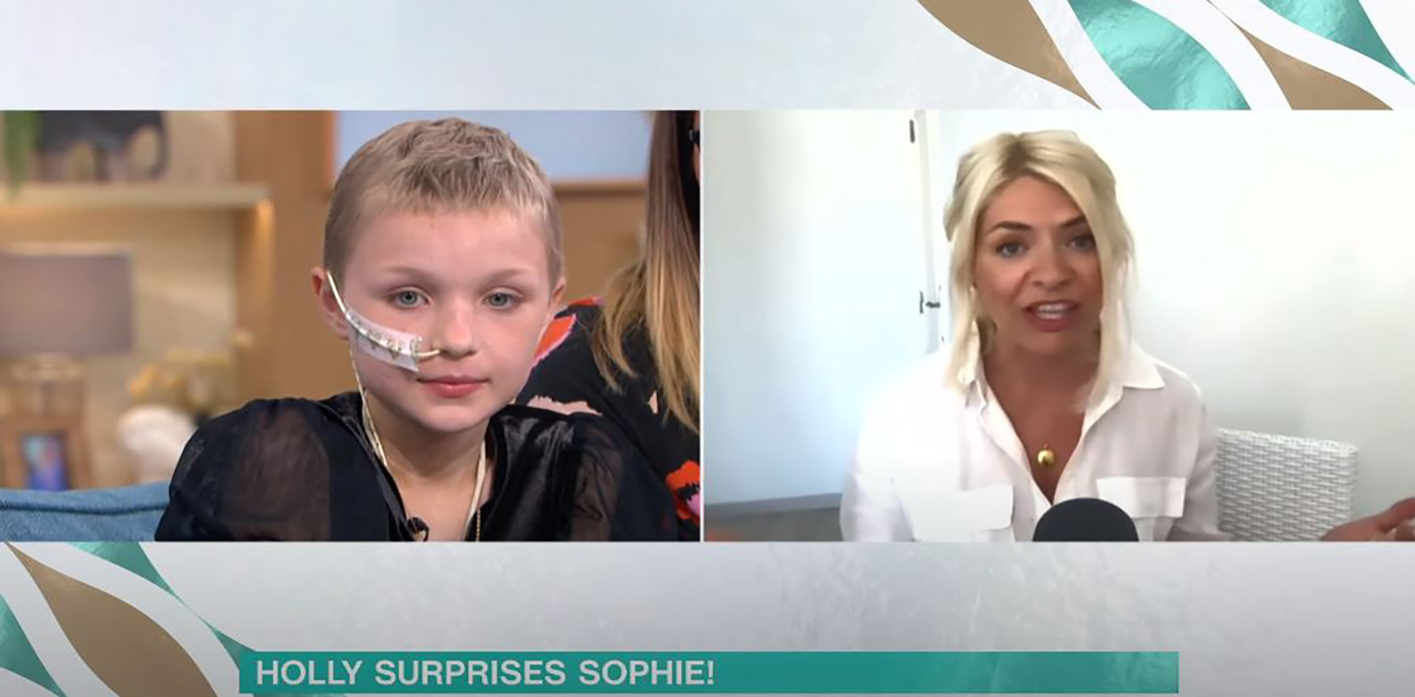 this morning today: Holly appears on show