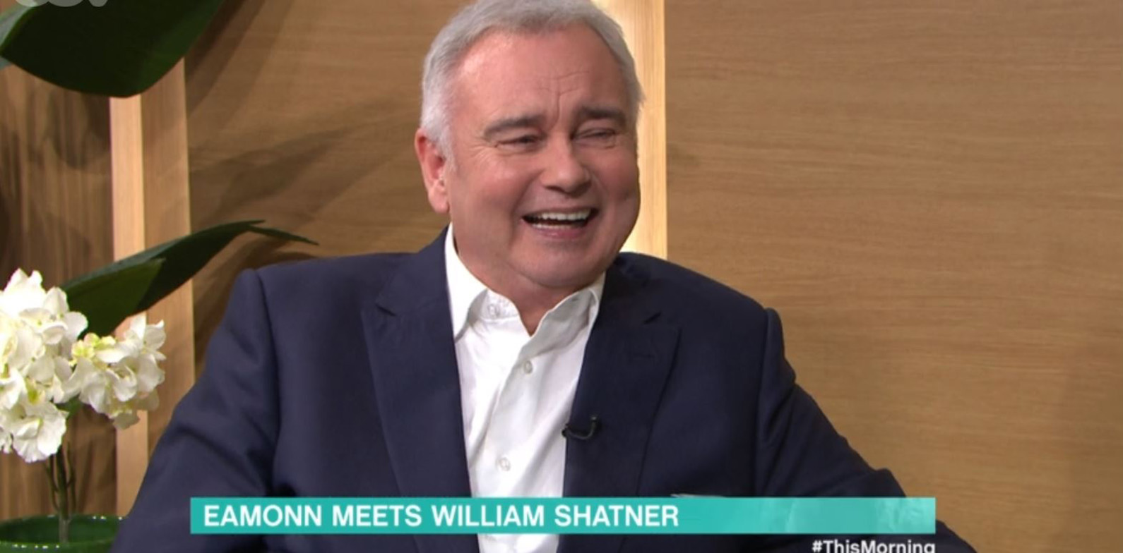 This Morning today, Eamonn Holmes interviews william shatner