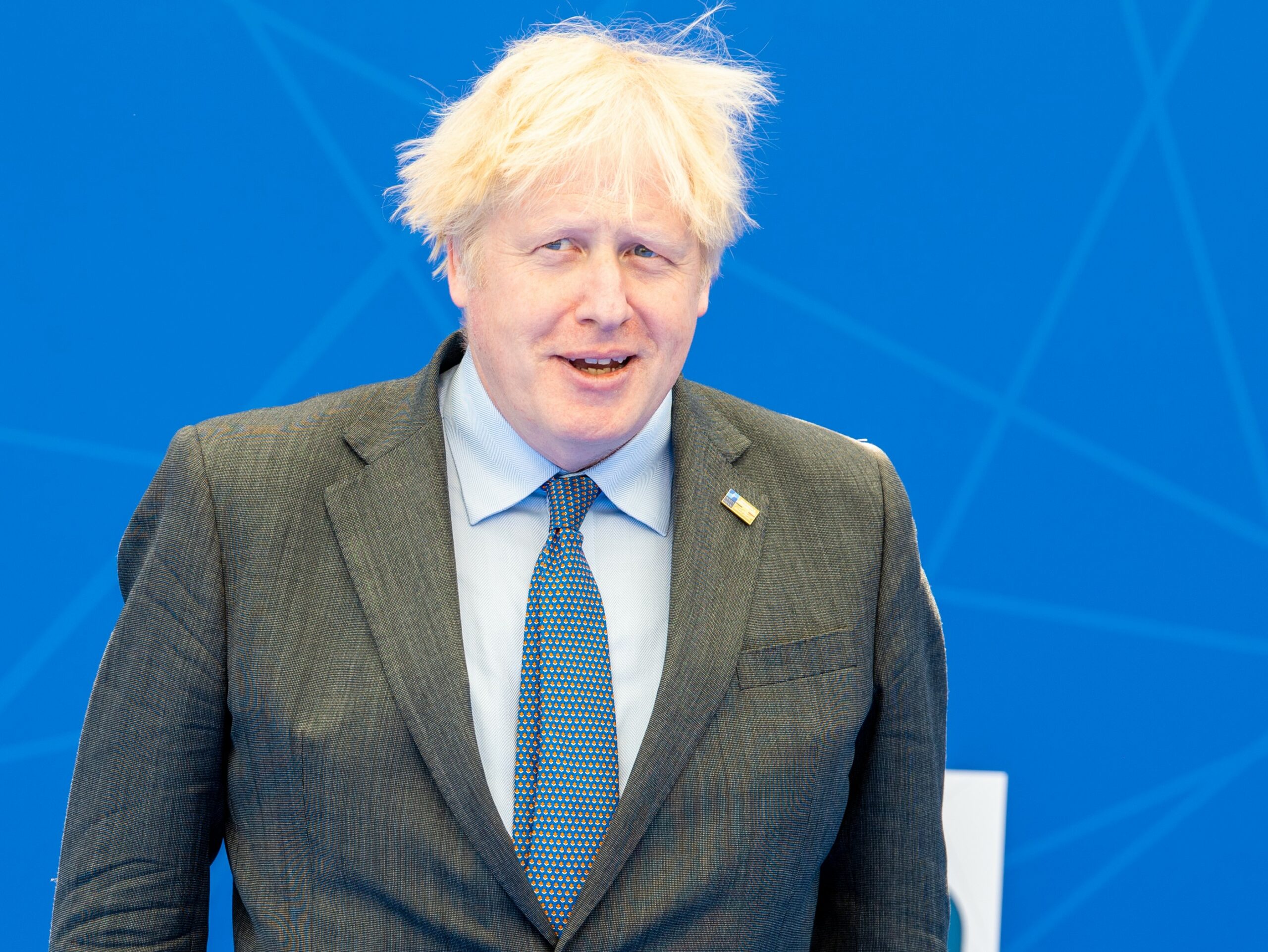 boris johnson umbrella