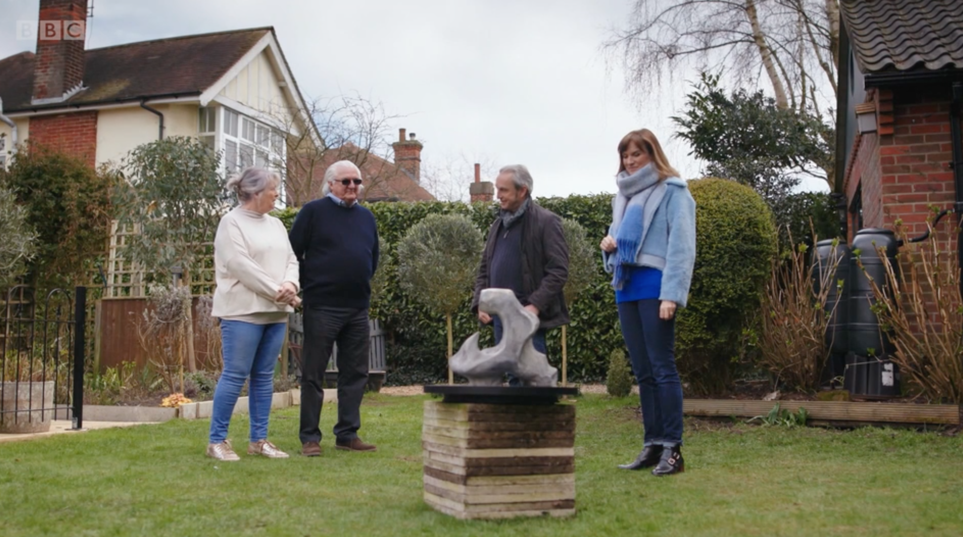 Neil and Barbara with their doorstop on Fake Or Fortune