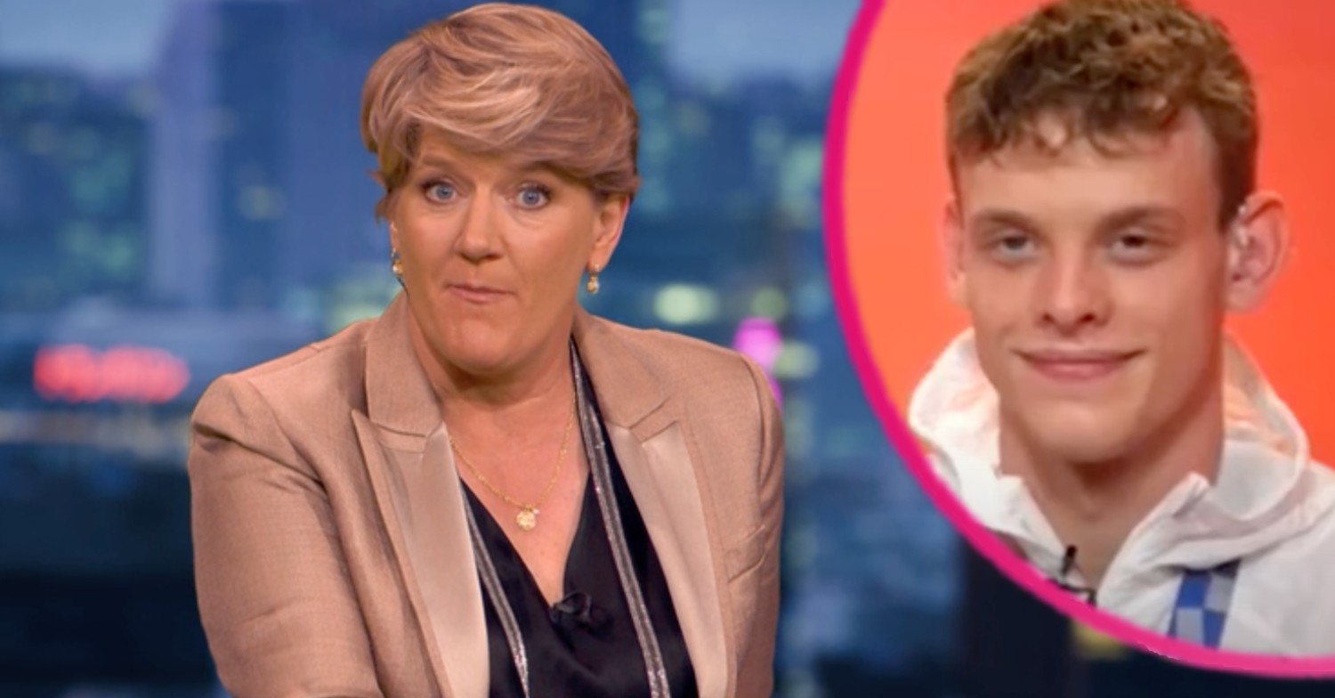 Clare Balding swimming innuendo