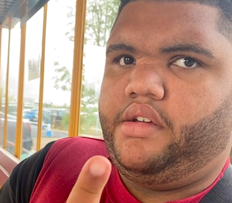 Harvey Price flips bird on social media