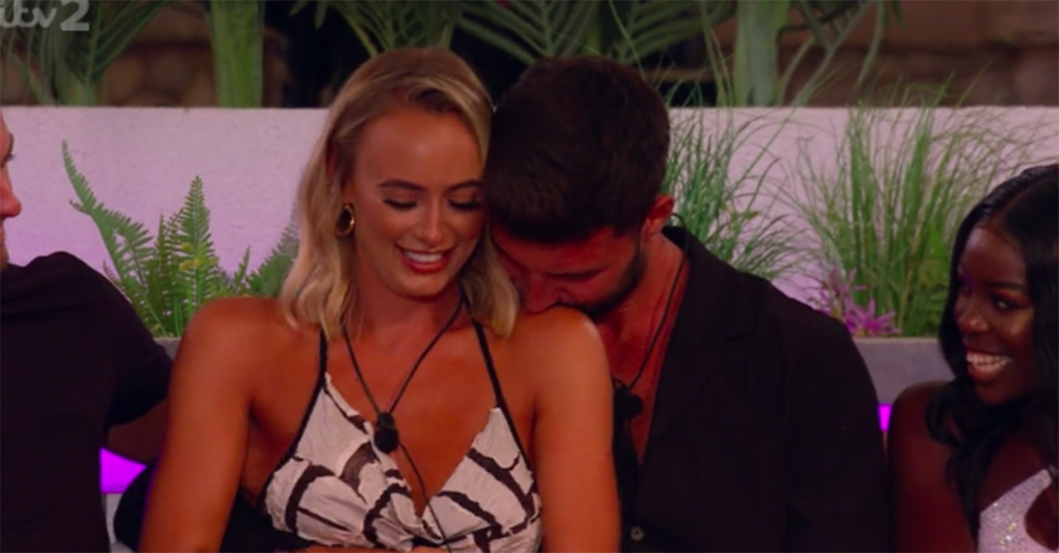 Millie and Liam on Love Island