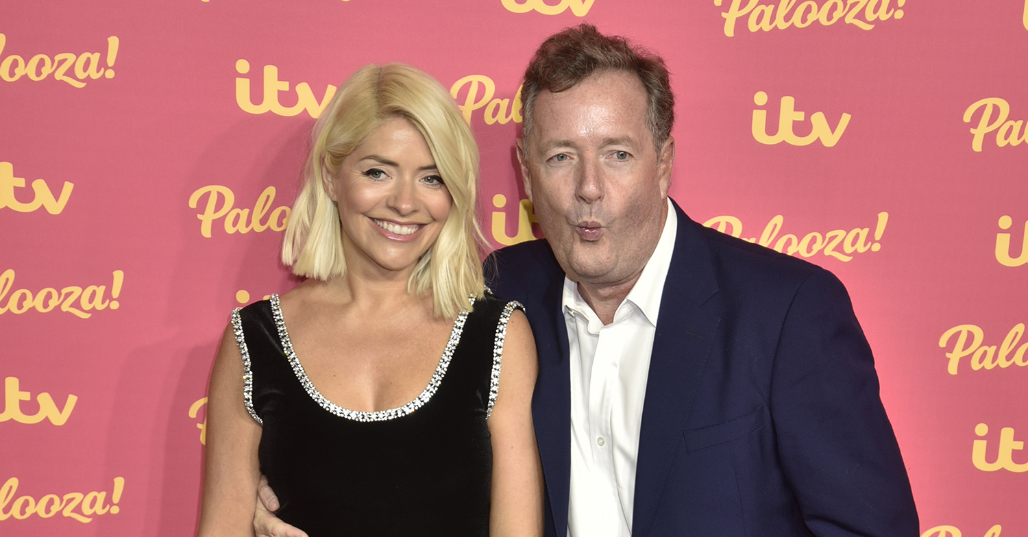 Piers Morgan and Holly Willoughby at ITV Gala