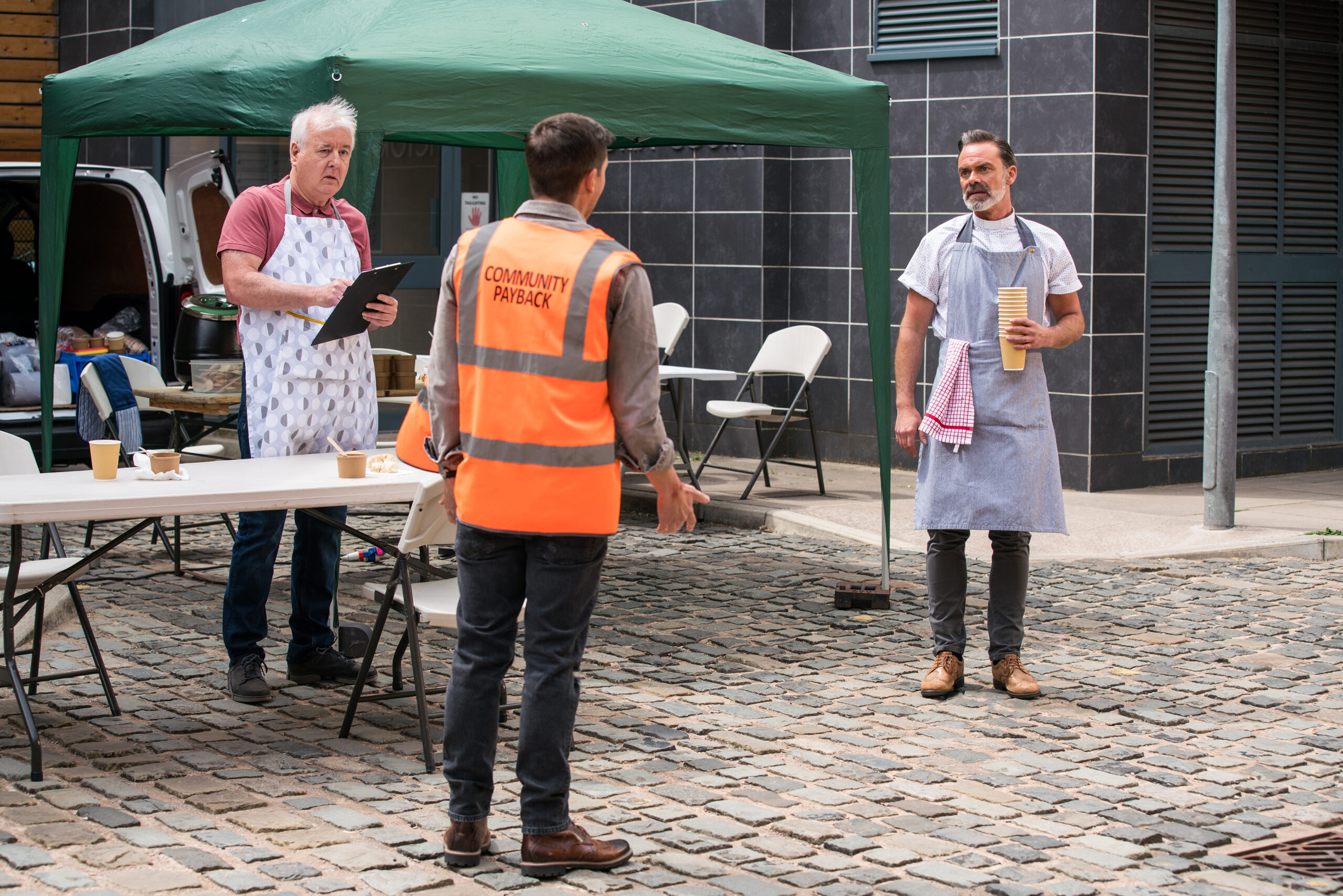 Billy isn't happy about Todd working at the soup kitchen 
