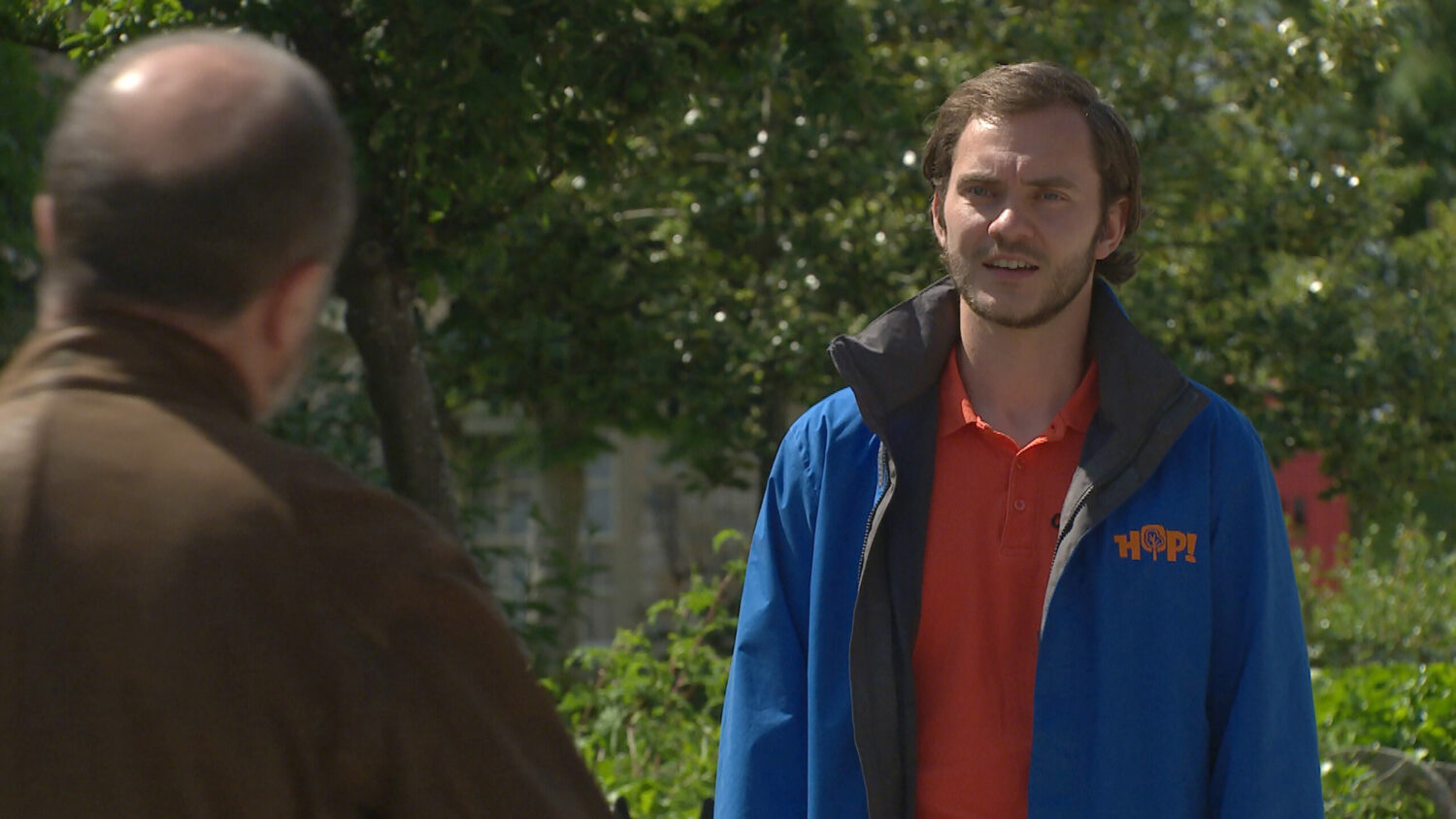 Emmerdale character Ben during the survival challenge