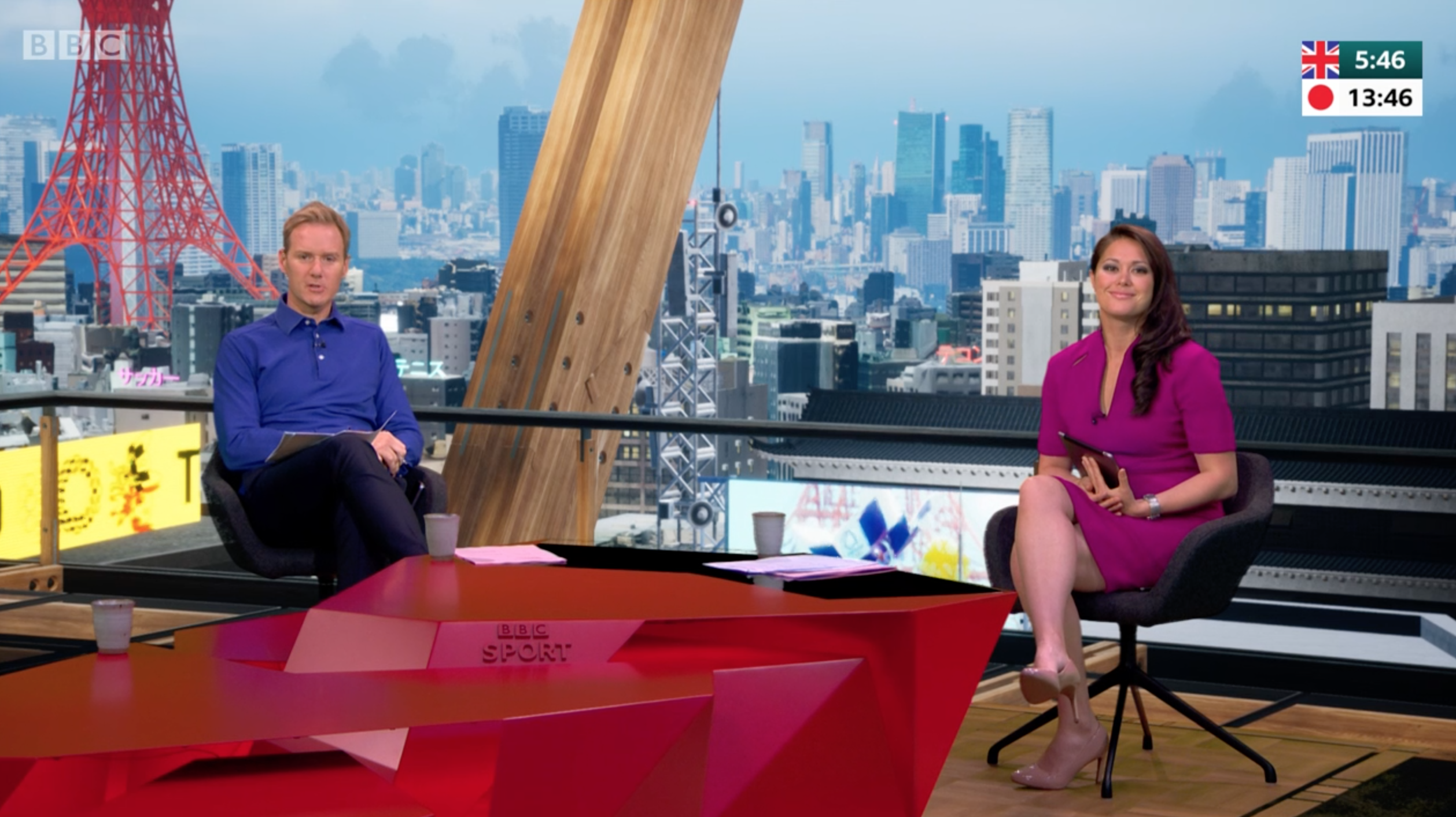 bbc Tokyo olympics studio