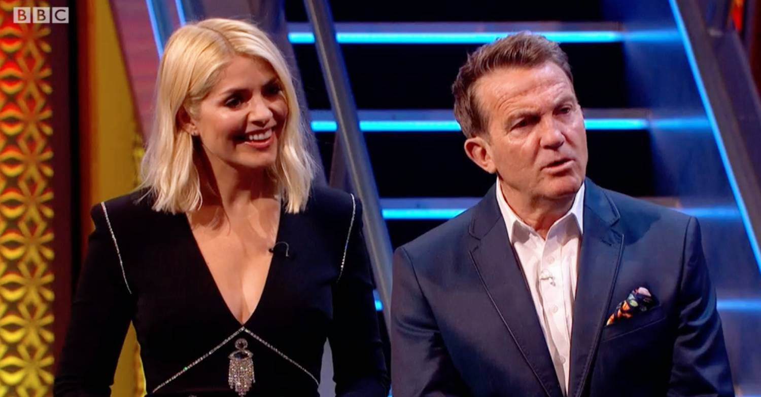 Holly Willoughby and Bradley Walsh on Take Off