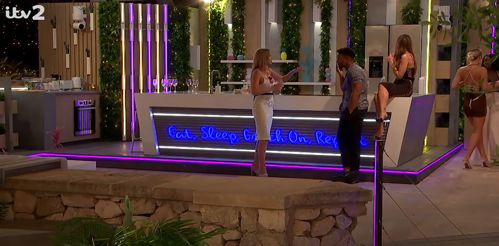 Love Island stars Faye and Teddy