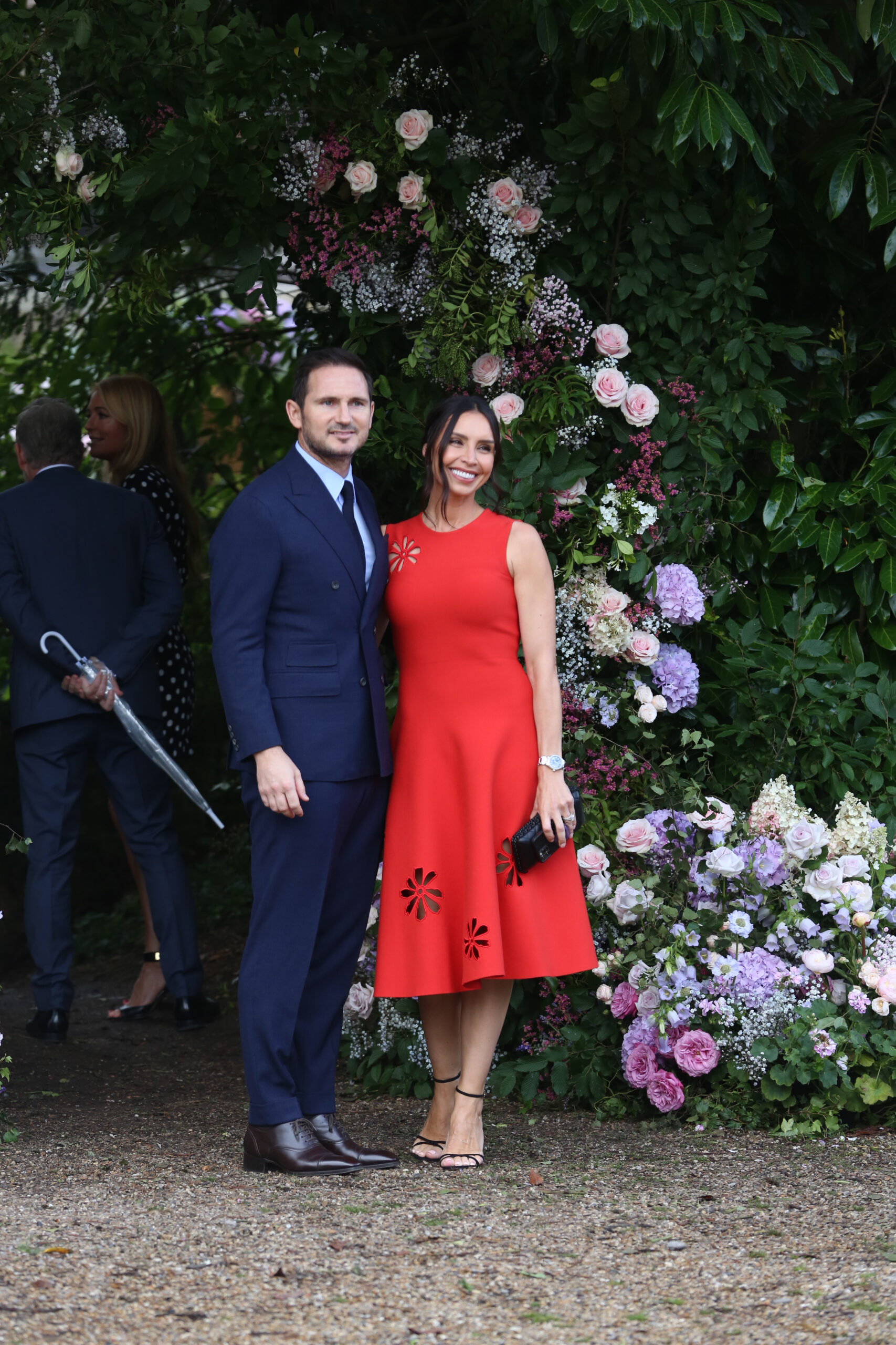 Christine Lampard and Frank Lampard at Ant McPartlin's wedding
