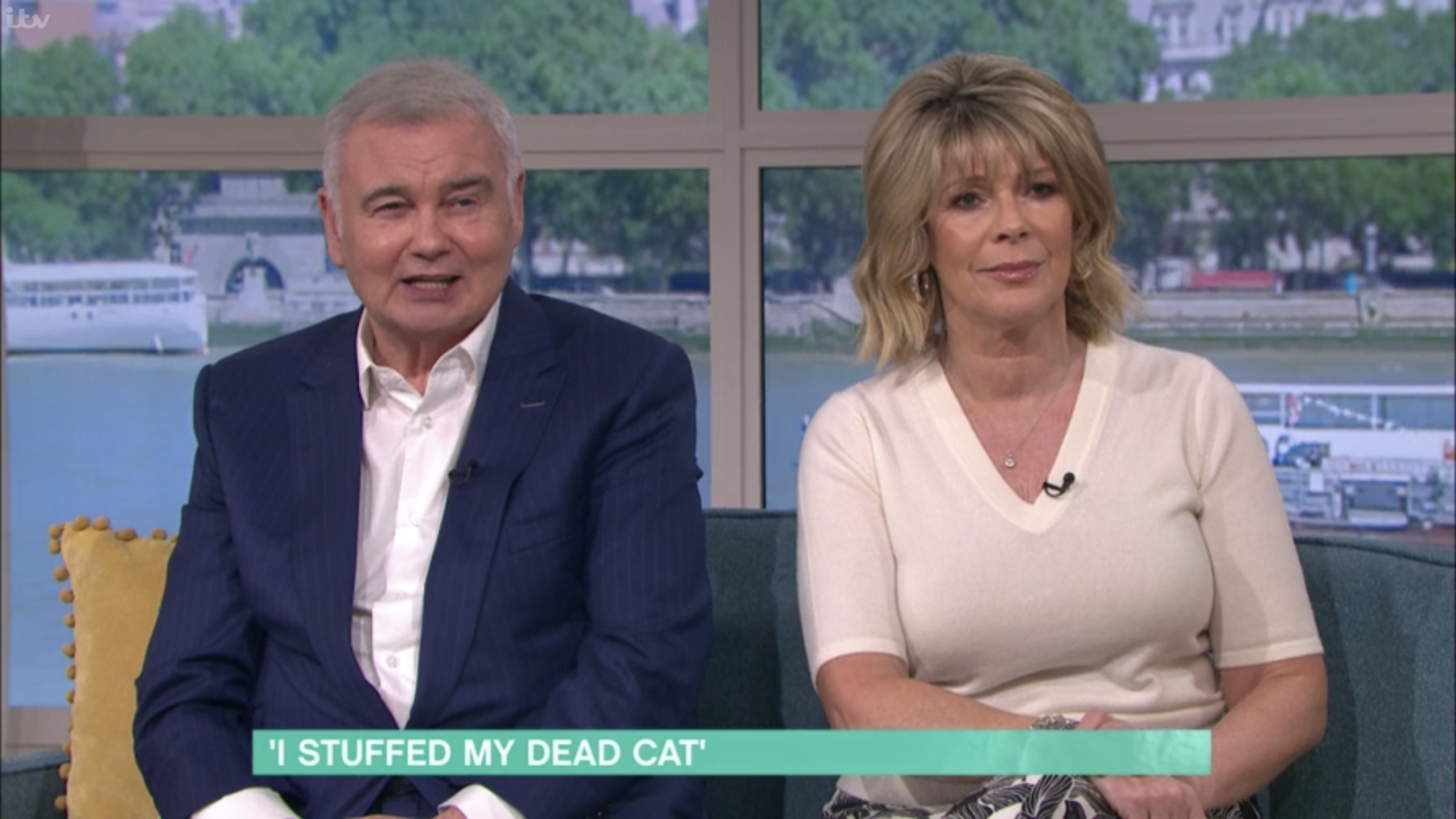 Eamonn Holmes and Ruth Langsford on This Morning 