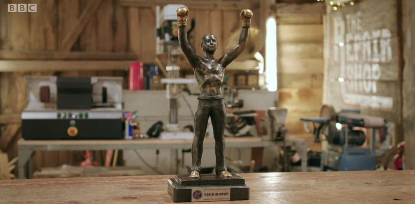 The Repair Shop star Helen Bannan comforted by Jay Blades