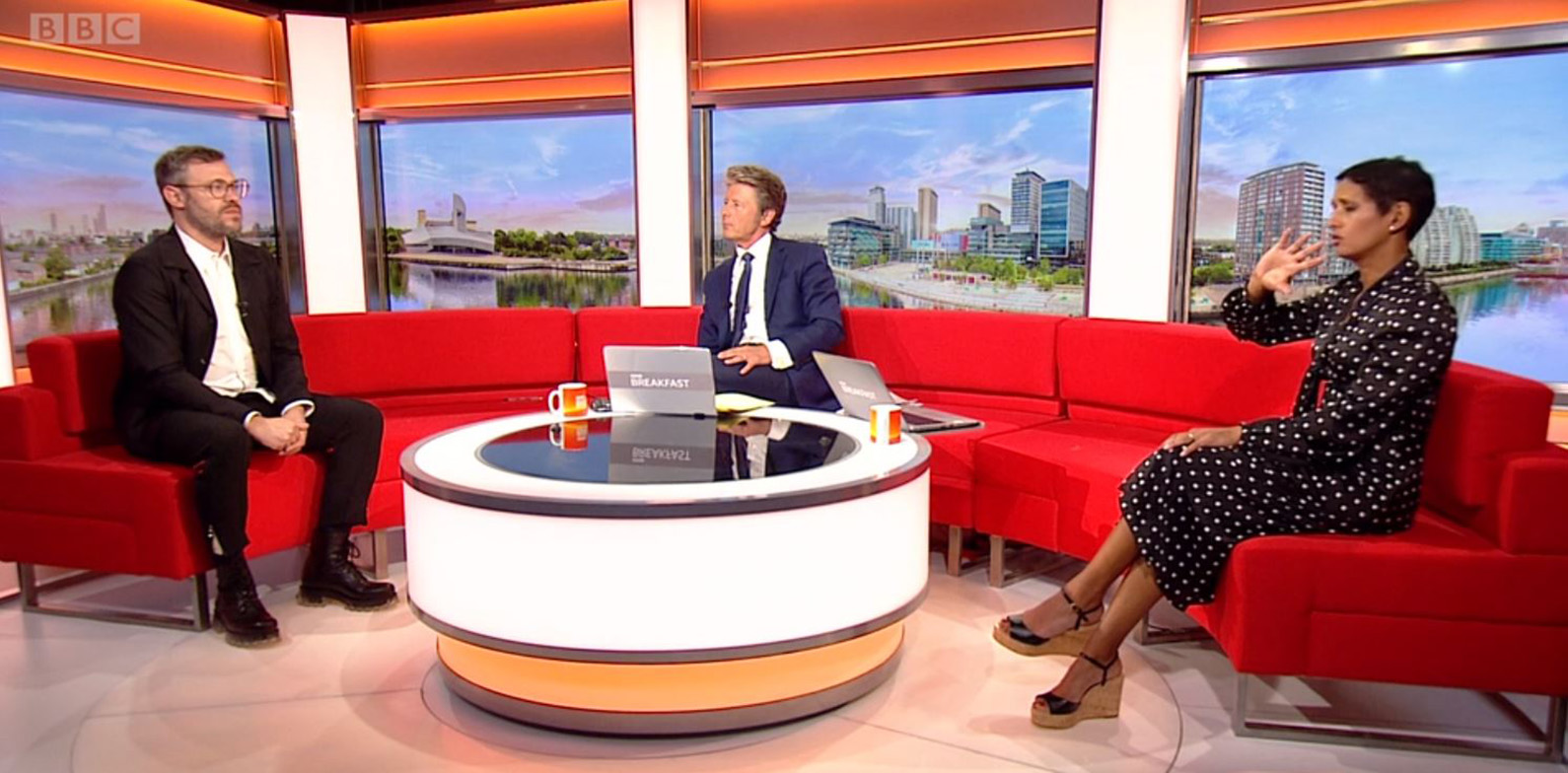 Will Young on BBC Breakfast