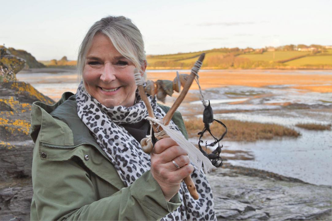 Fern Britton smiles as she present My Cornwall on Channel 5