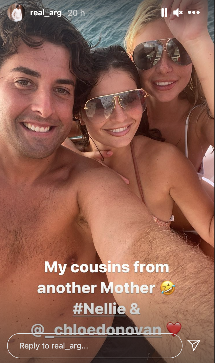 James Argent latest: Star parties on boat trip