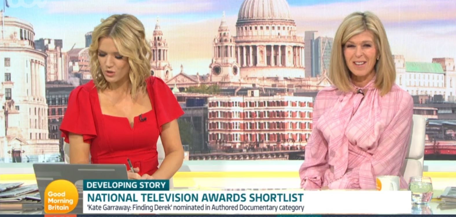 Kate Garraway talks about husband Derek on GMB