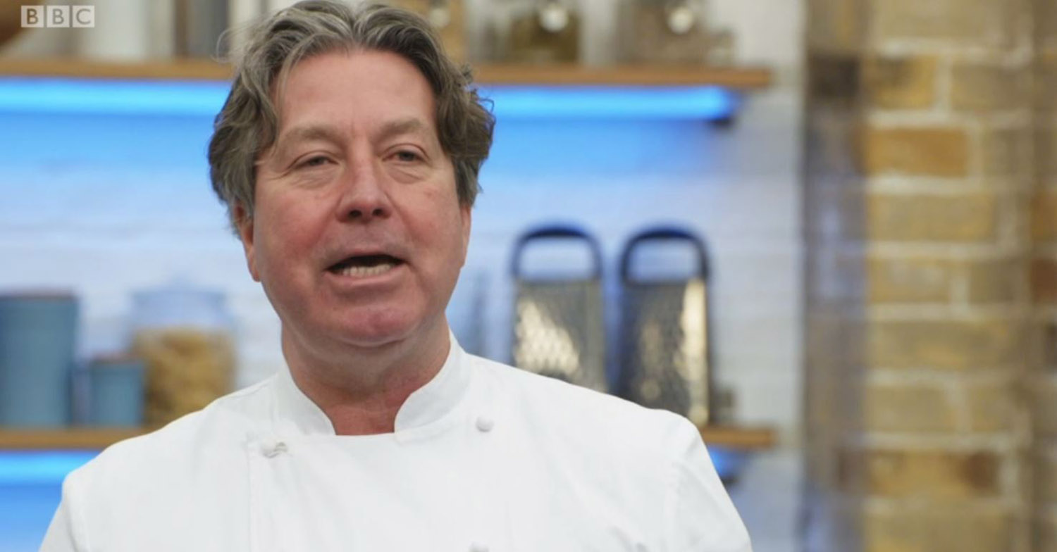 John Torode speaking on Celebrity MasterChef