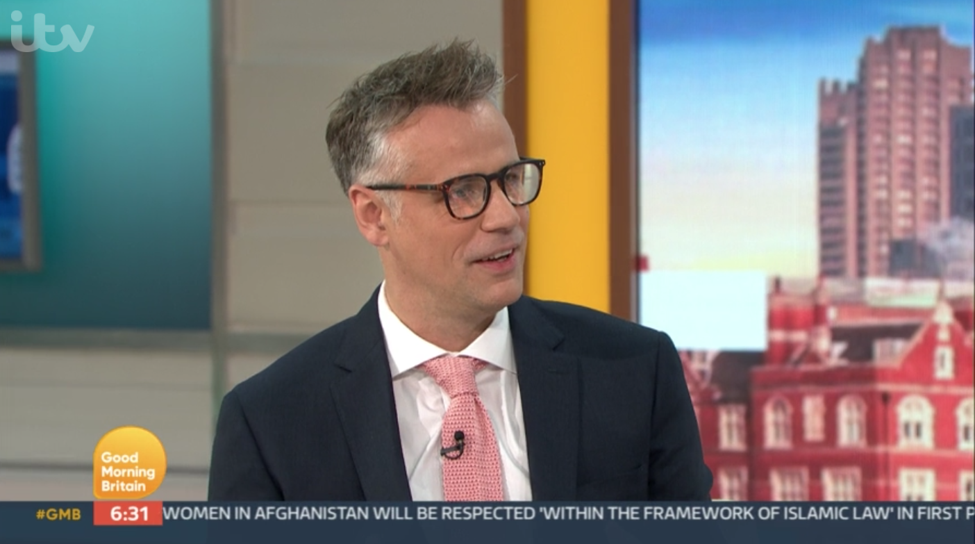 Richard Bacon on Good Morning Britain impressed viewers