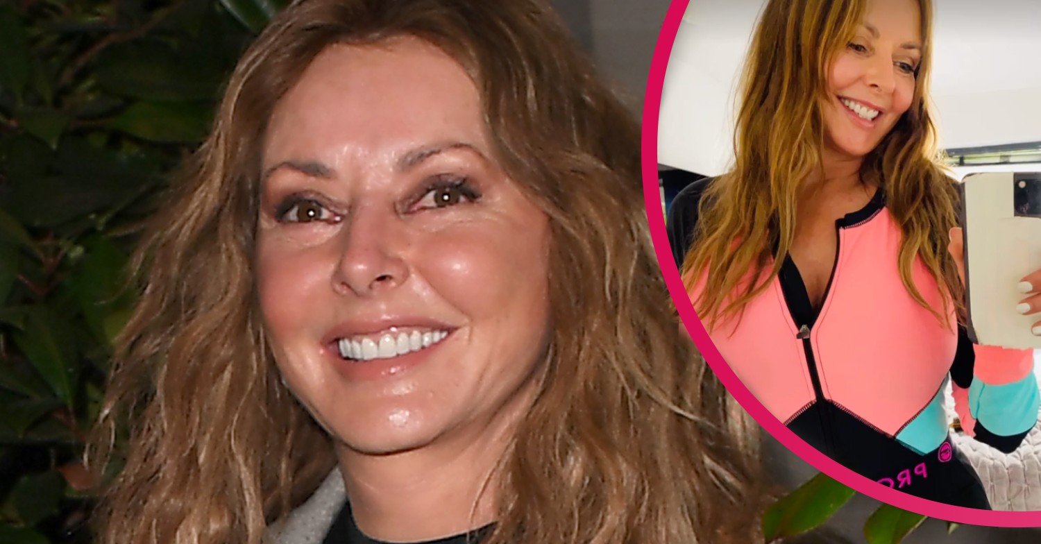 Carol Vorderman looked incredible on Instagram as she wore a wetsuit