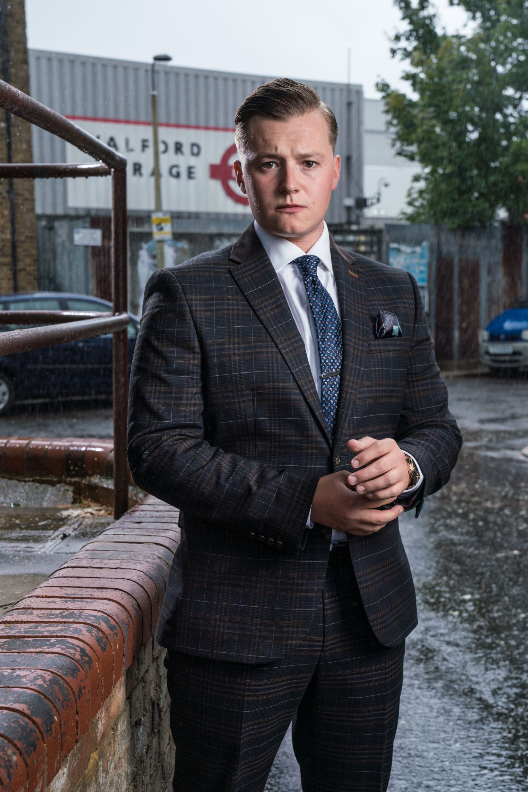 Charlie Wernham as Aaron in EastEnders