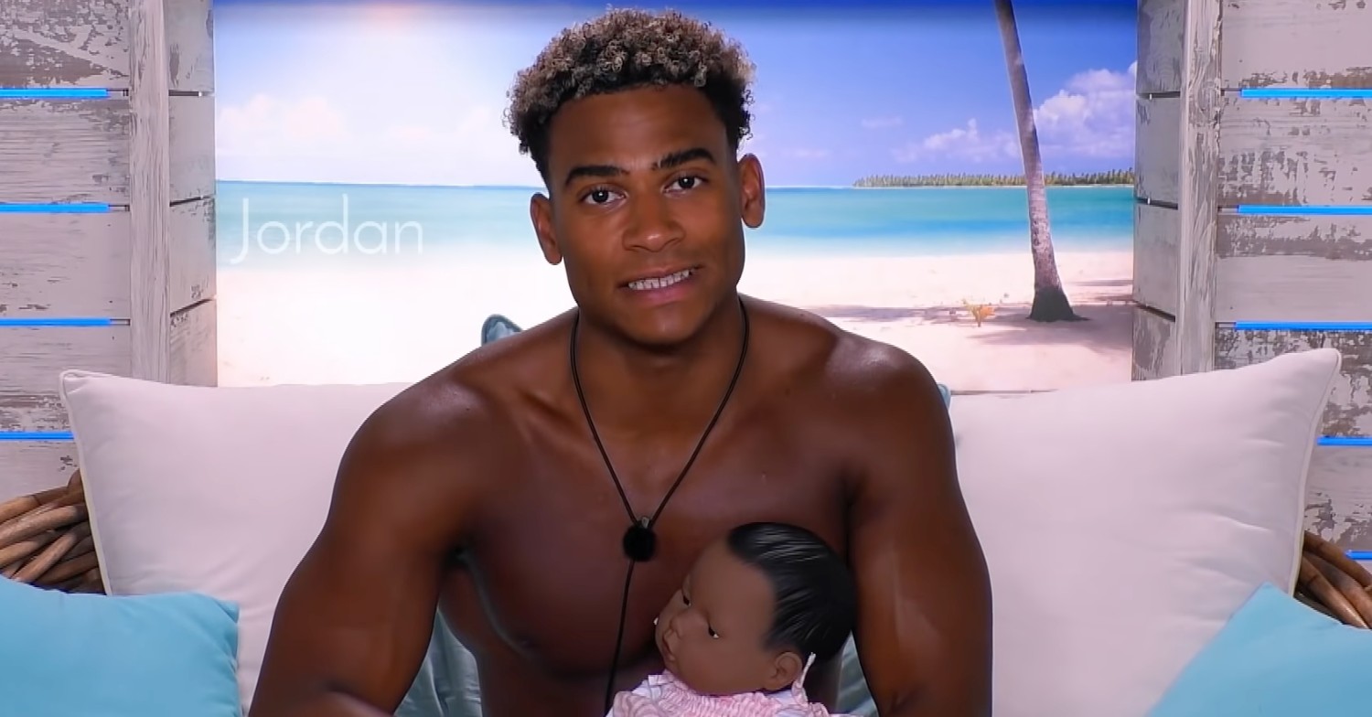 Jordan Hames during the baby challenge