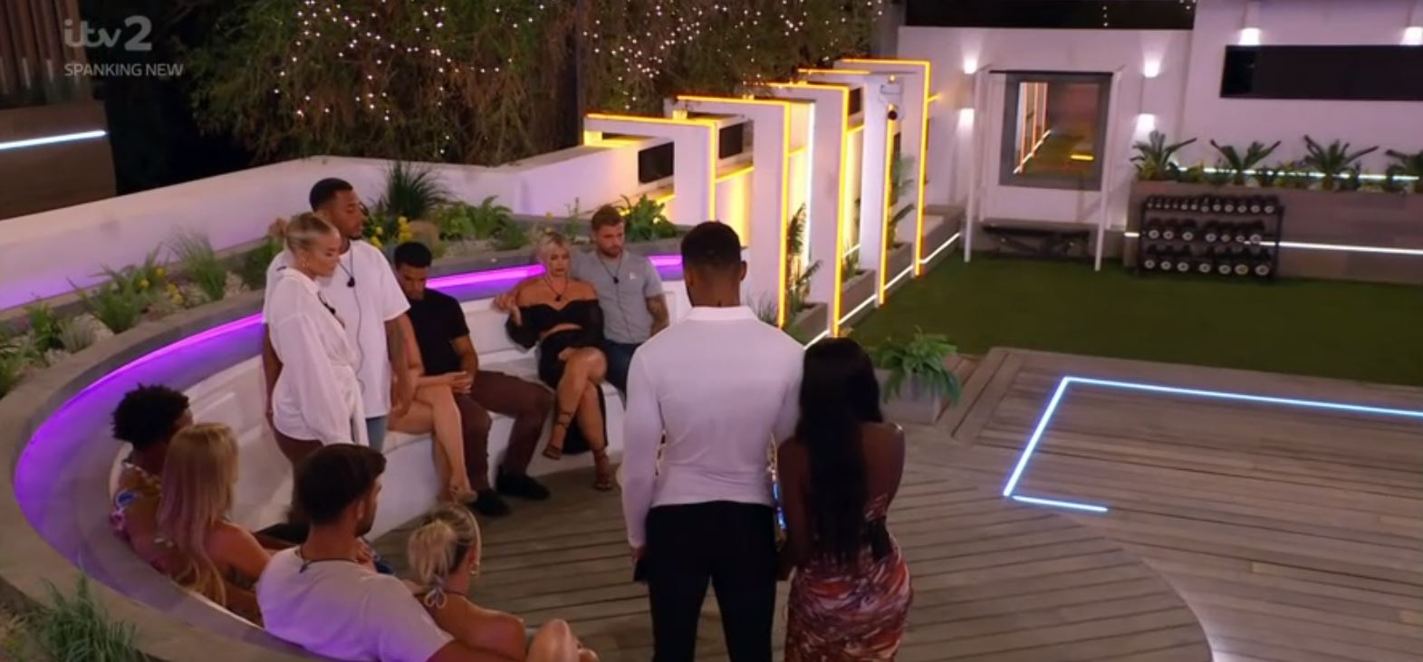Love Island stars Mary and Aaron leave the villa