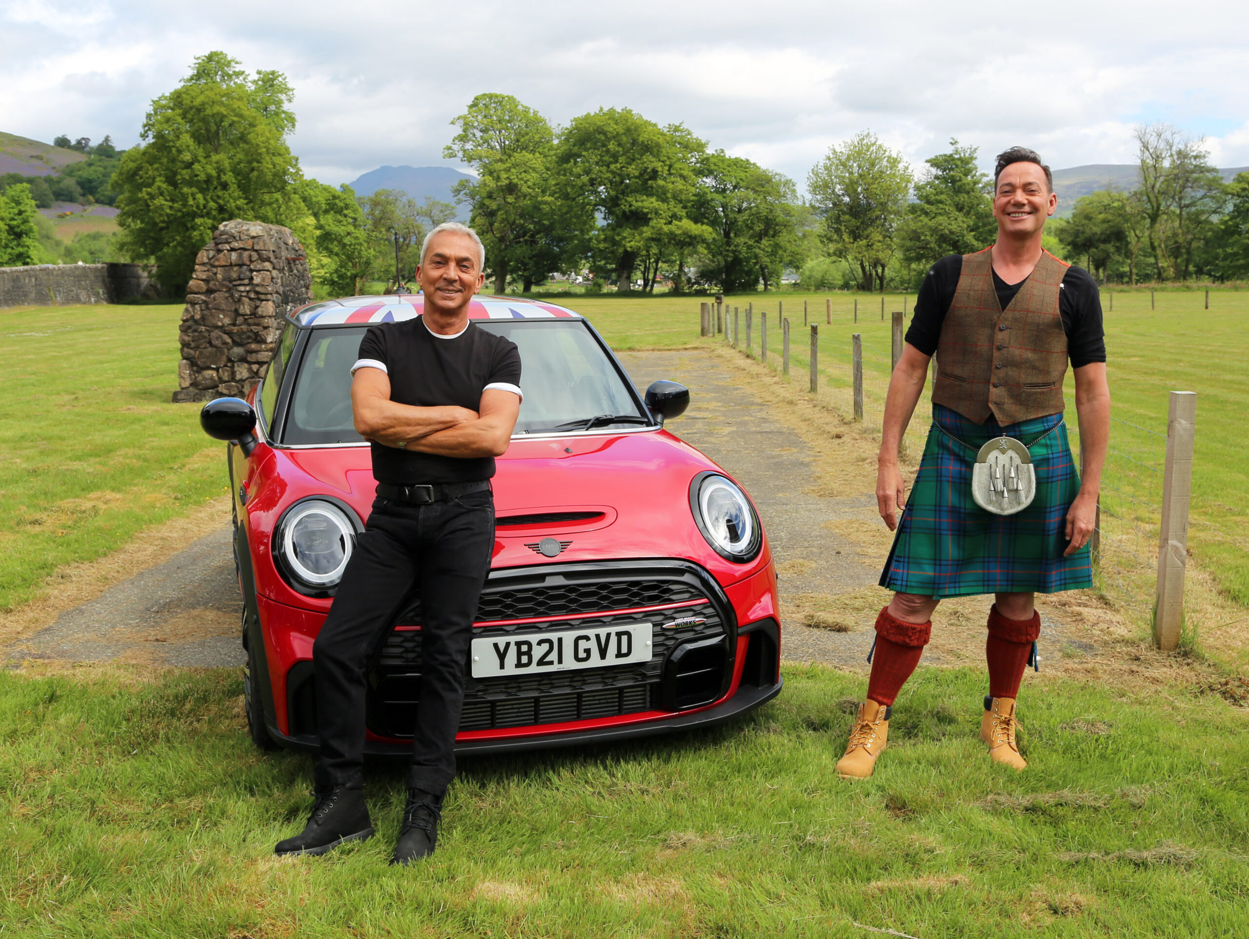 Craig and Bruno on ITV road trips show