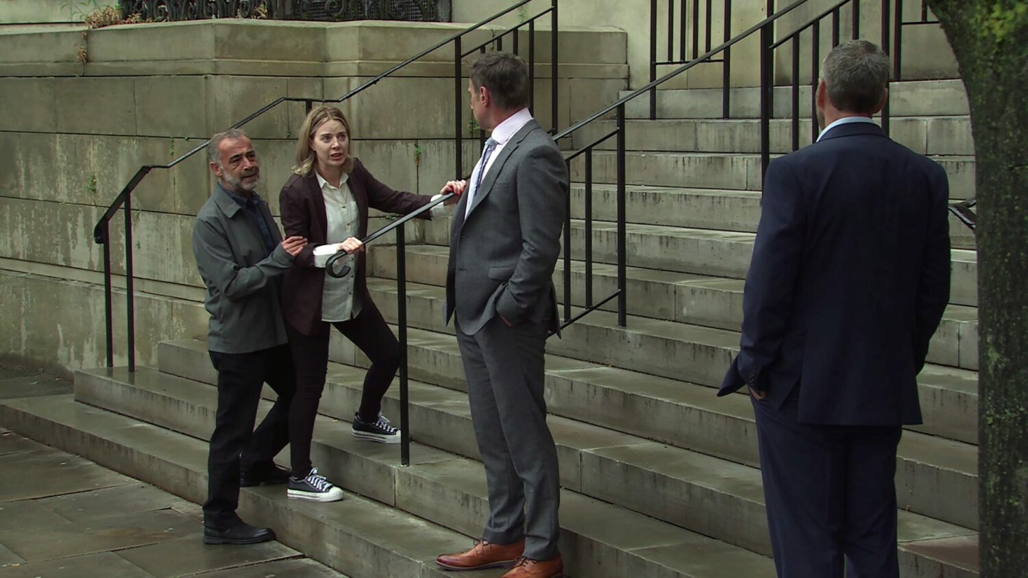 Abi angry at Stefan Coronation Street