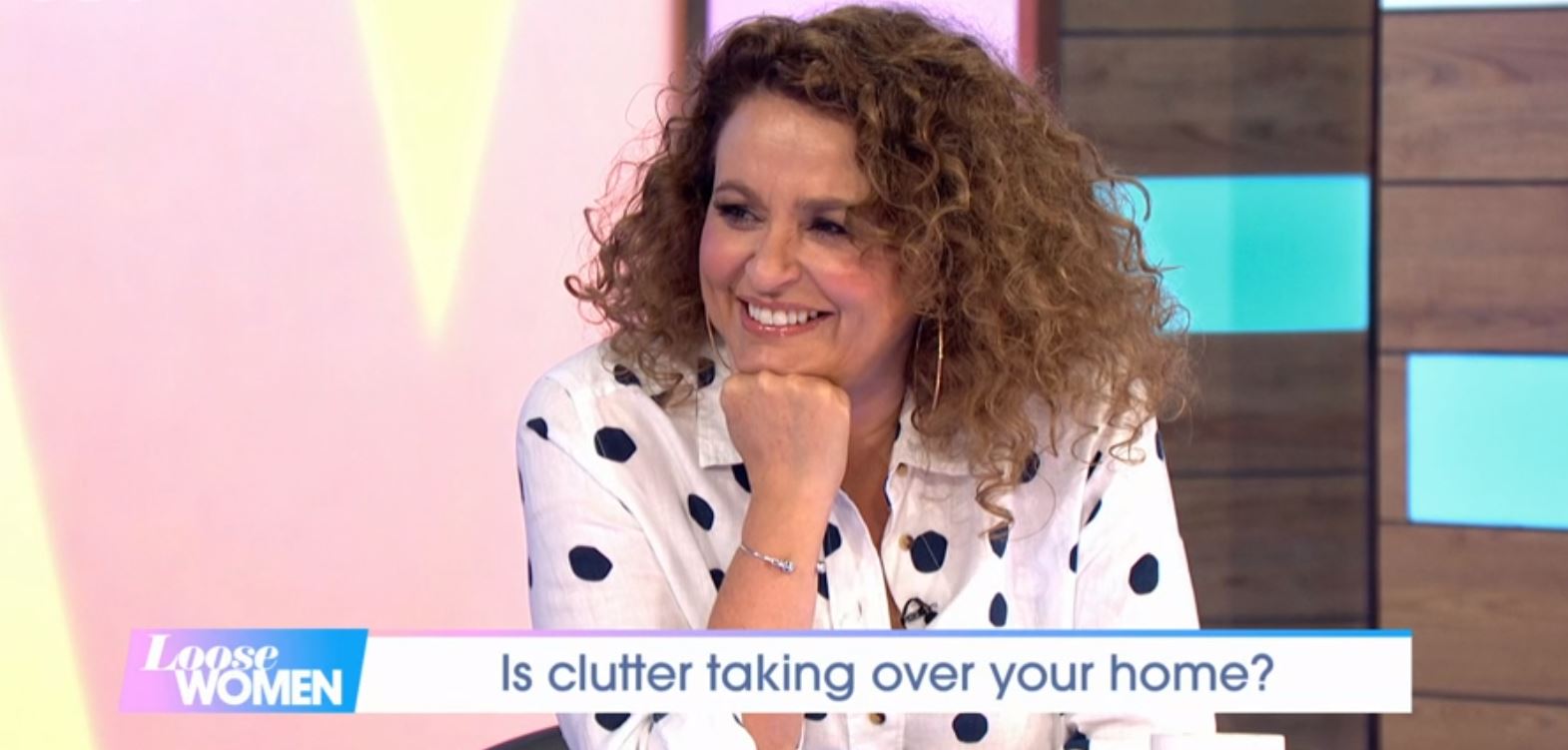 Nadia Sawalha on Loose Women today