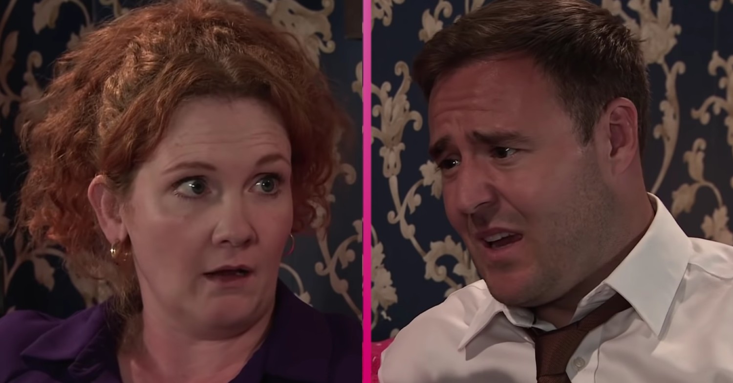 coronation street fiz stape tyrone dobbs kiss