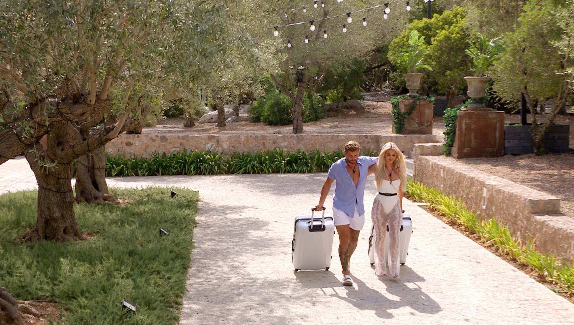 Love Island stars Liberty and Jake leave villa