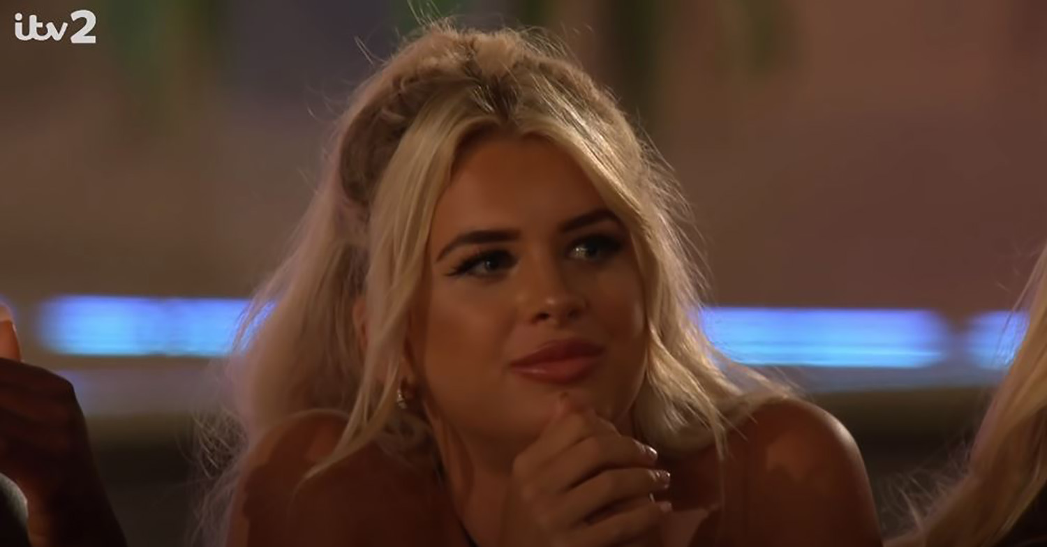 Liberty Poole on Love Island