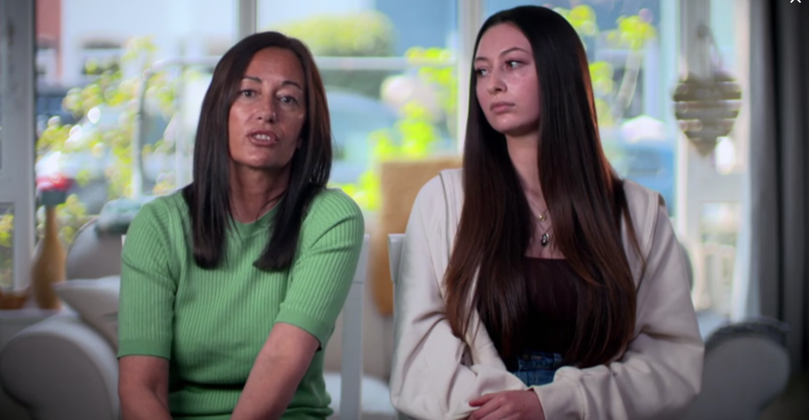 Geri and daughter Scarlet on Rich House, Poor House