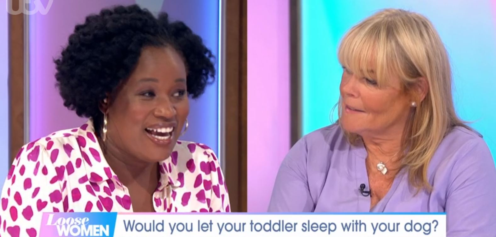 Charlene White and Linda Robson discuss topic on Loose Women