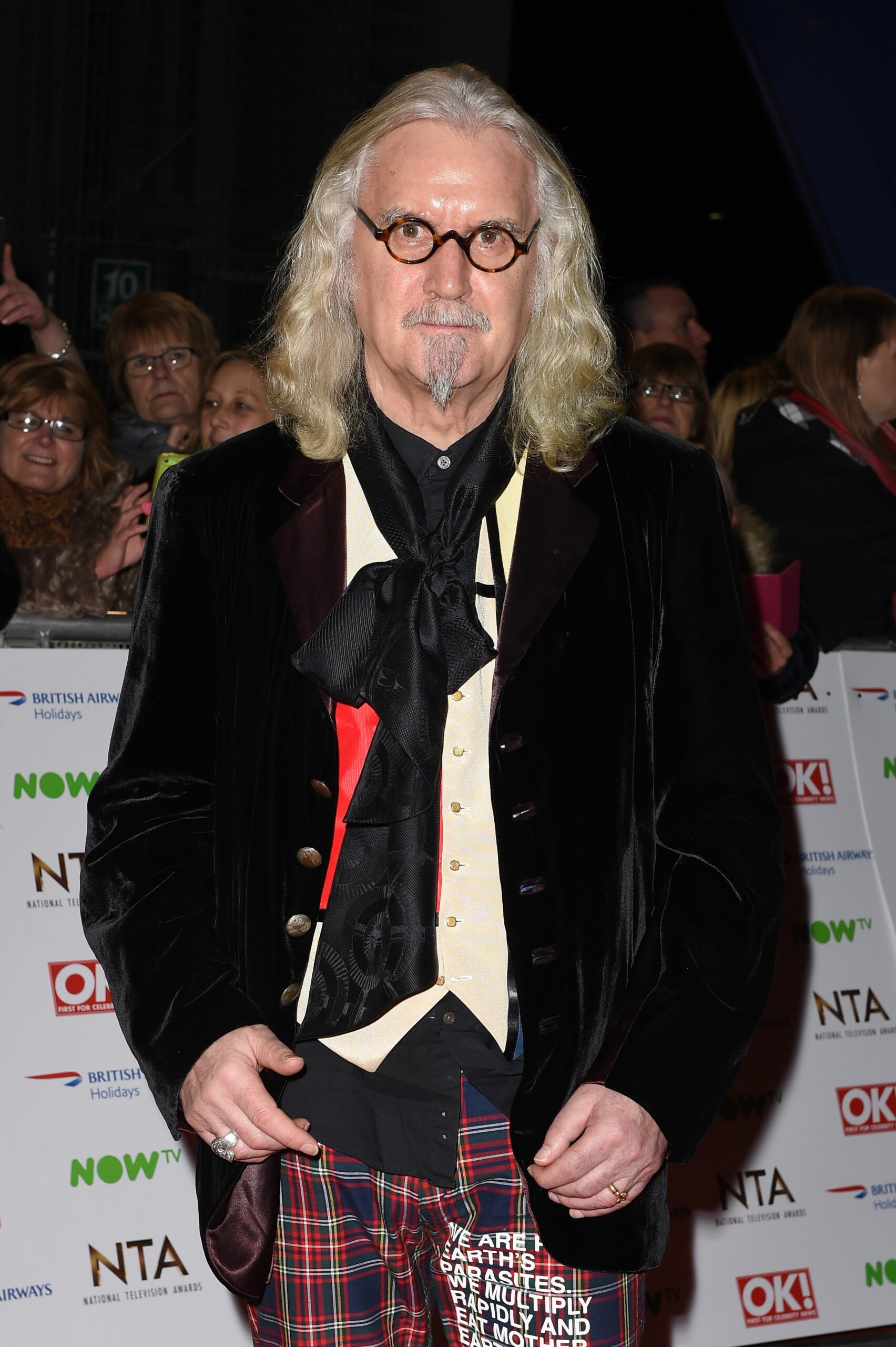 Sir Billy Connolly on the red carpet