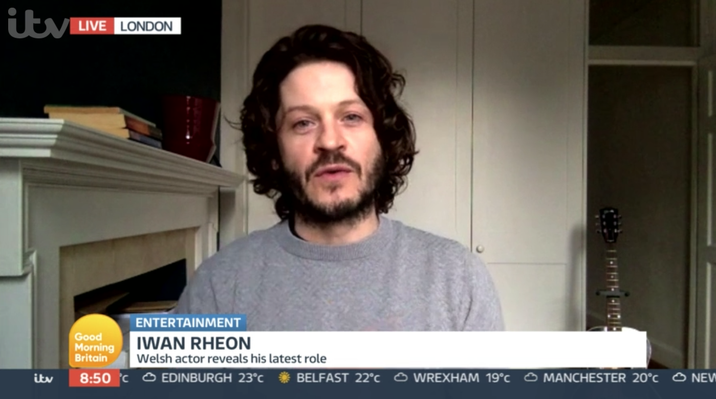 Actor Iwan Rheon appeared on GMB today for an interview