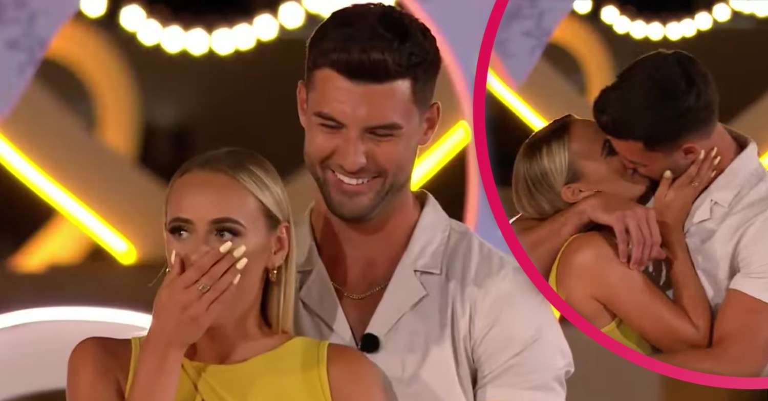 Millie Court and Liam Reardon on love Island final night