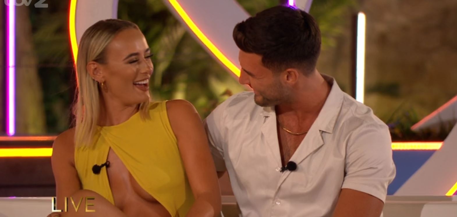 Millie and Liam on Love Island