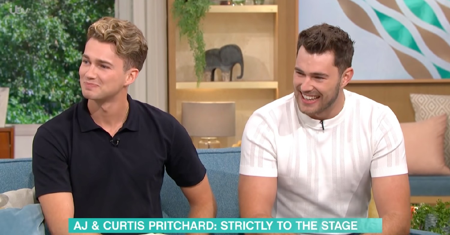 AJ Pritchard and brother Curtis on This Morning