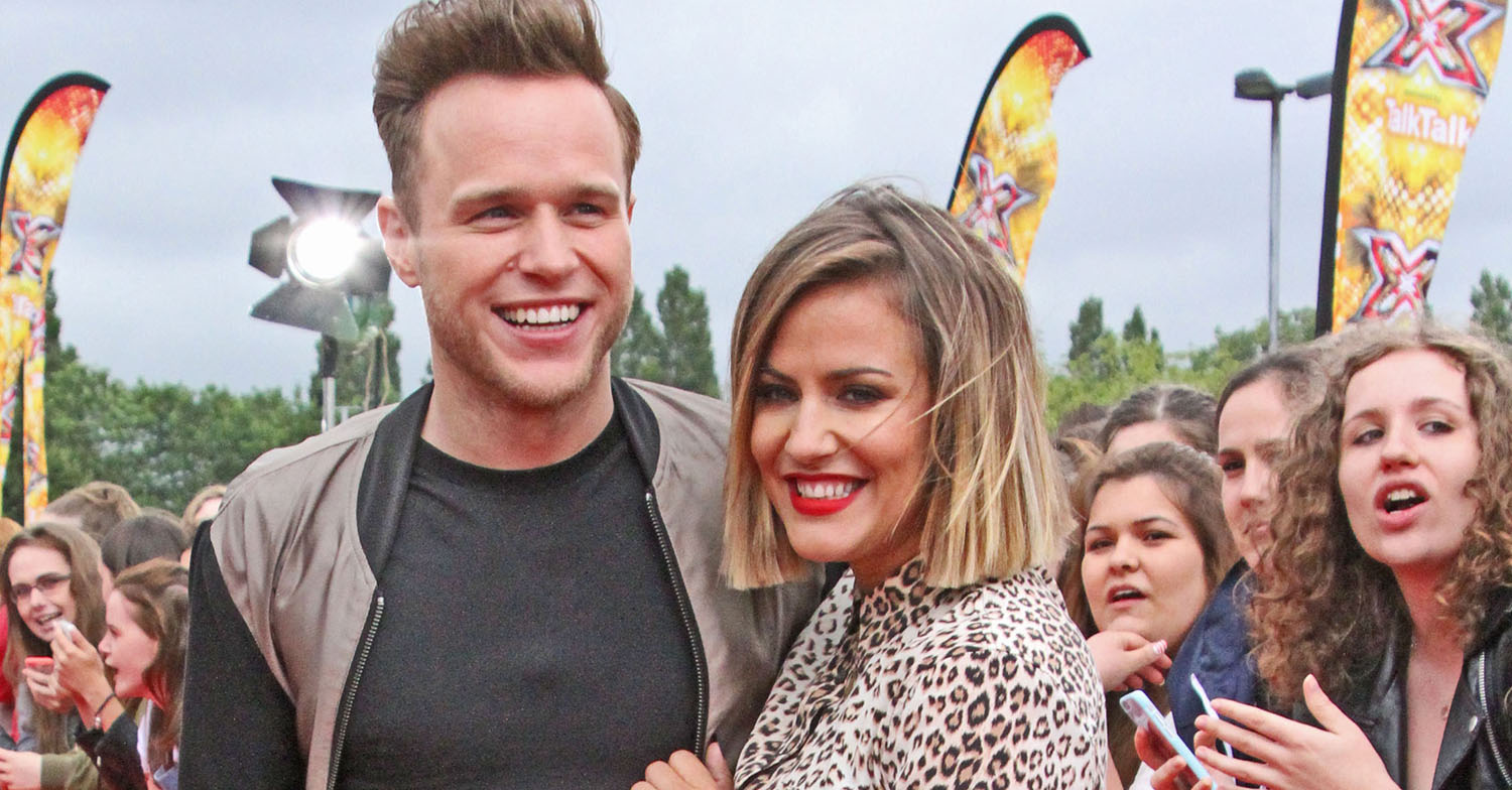 Caroline Flack with Olly Murs