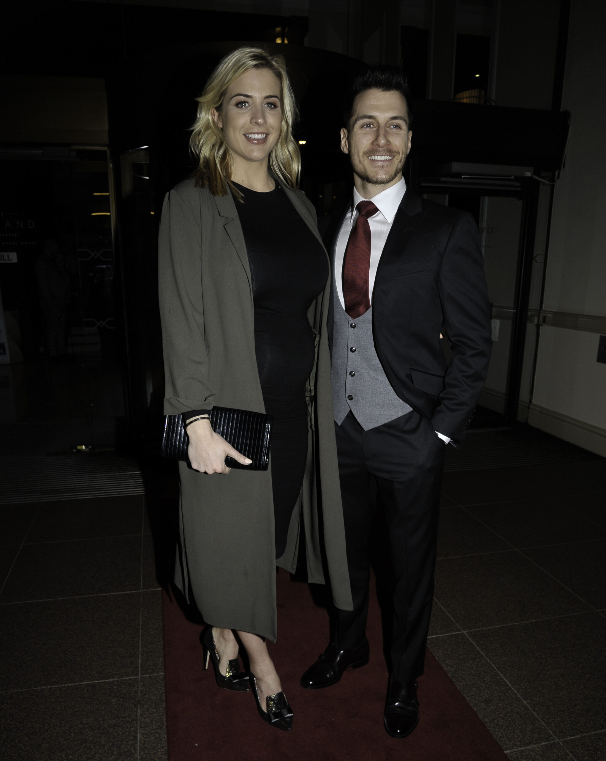 Gemma Atkinson and her fiance Gorka Marquez 