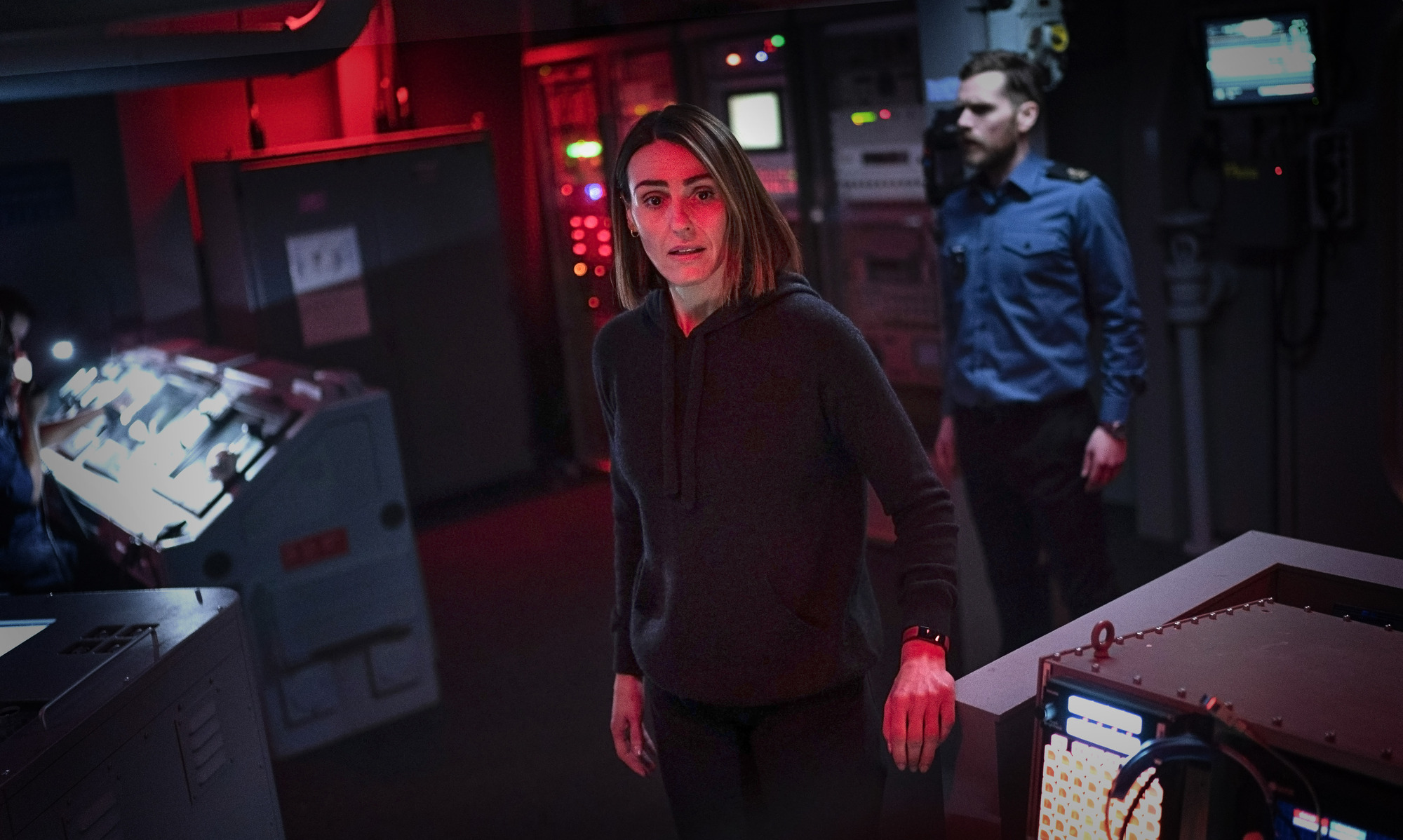 Suranne Jones and Shaun Evans in new BBC submarine drama Vigil 