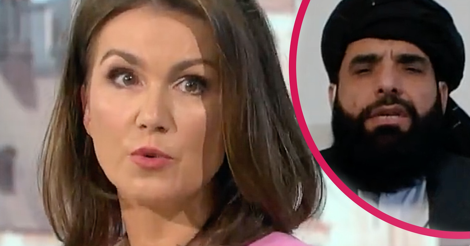 On GMB today, Susanna Reid interviewed a Taliban spokesperson