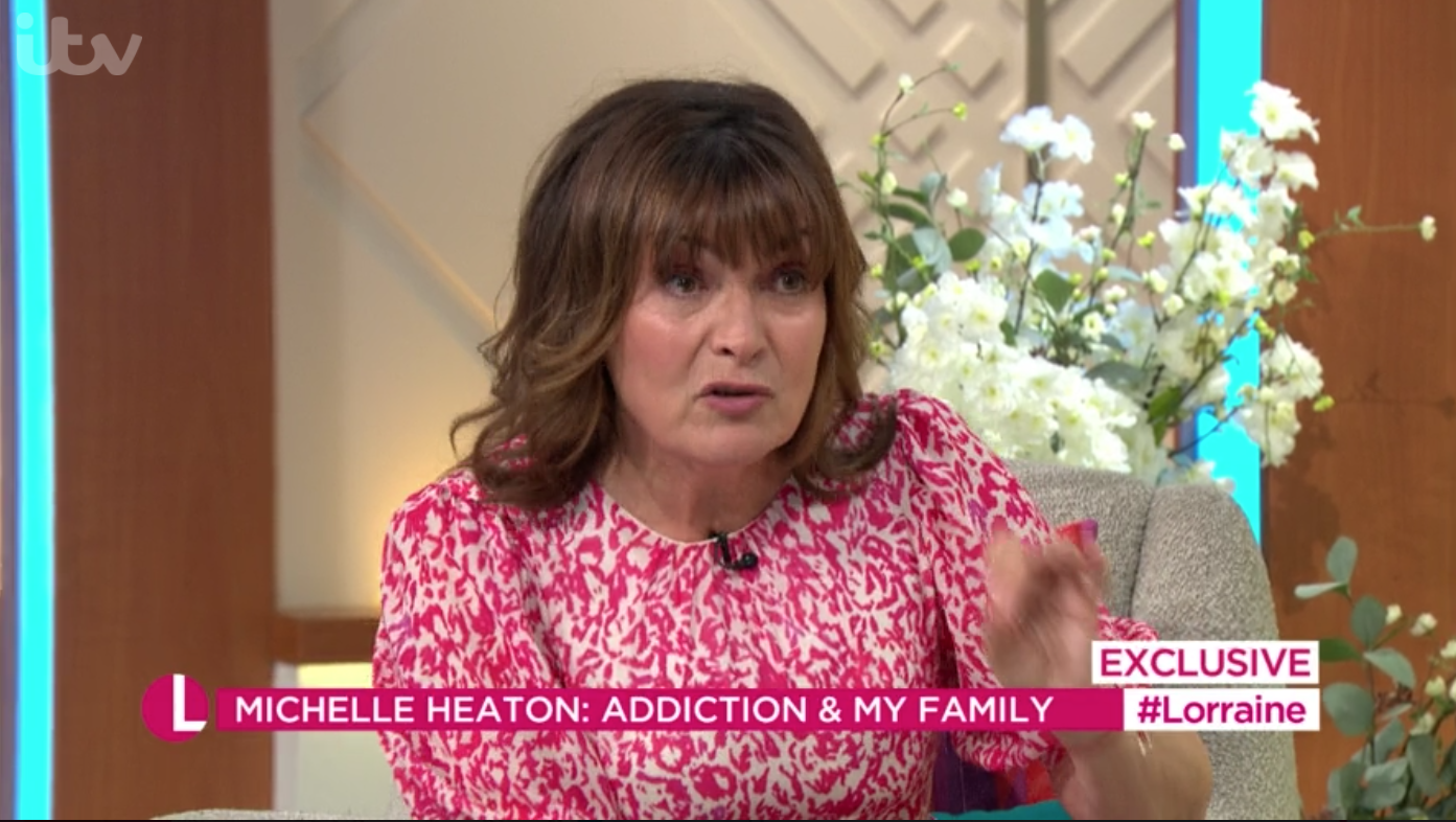 Michelle Heaton on Lorraine today made a surprising admission