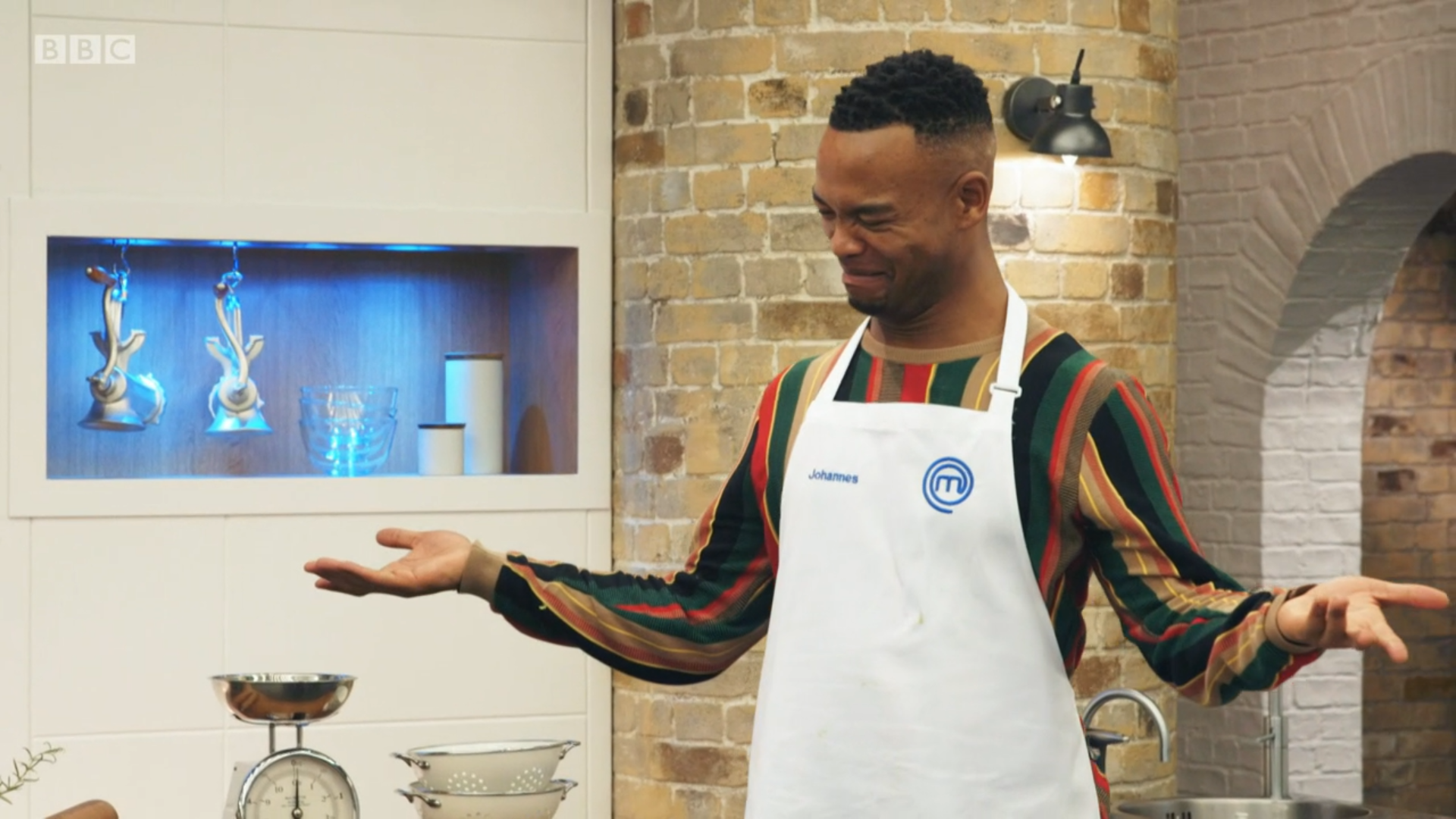johannes radebe on celebrity masterchef