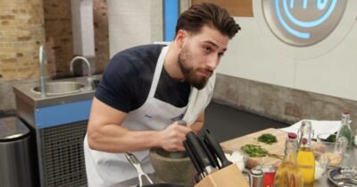 Kem Cetinay gets to work on Celebrity MasterChef